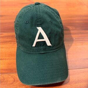 Aritzia Forest Green Cap with White Embroidery
